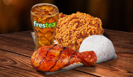 Dapatkan Crispy Chicken Setiap Pembelian Cajun Grilled Chicken+Rice+Jasmine Tea image